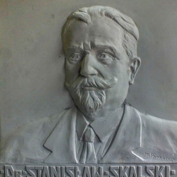 Plakieta dr. Stanisław Skalski.
